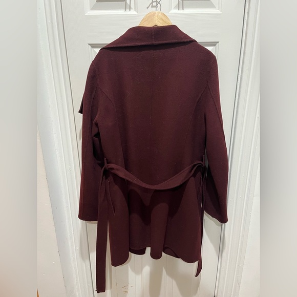 Tahari wool blend wrap coat - Picture 3 of 6